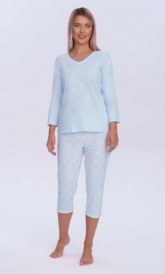 Piżama damska 3/4 ręk.
