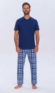 Piżama męska kr.ręk dł.sp.