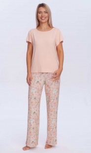 Piżama damska kr.ręk. dł.sp.