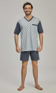 Piżama męska kr.ręk.